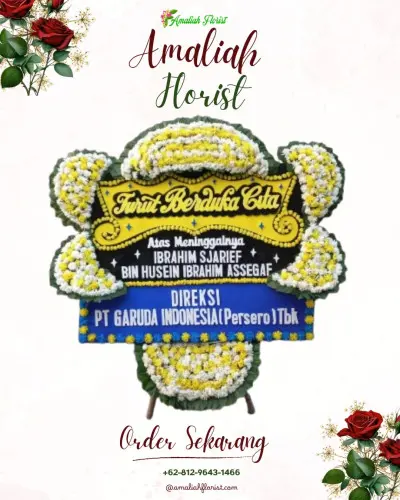 Papan Bunga Duka di Cilamajang