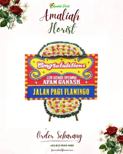Bunga Papan Congratulation di Cilamajang
